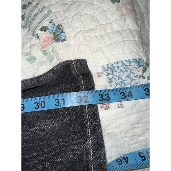 VINTAGE Y2K NEW WITH TAG FADED BLACK LEVIS 518 SUPERLOW STRETCH BOOTCUT JEANS - Picture 3 of 9